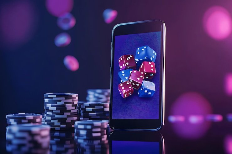 Antarmuka pemain Casino Hold'em di aplikasi mobile seksi togel